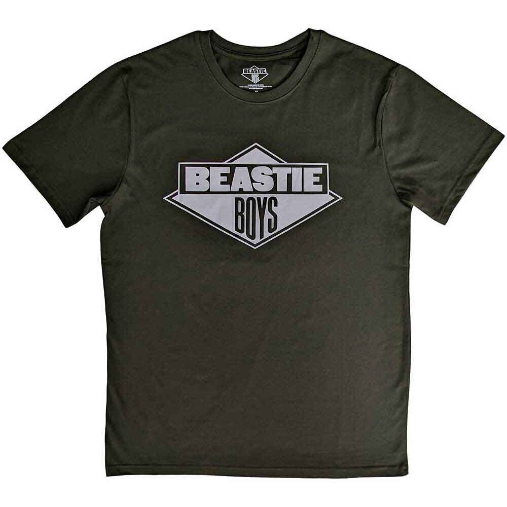 T-shirt Beastie Boys Black & White Logo Green L T-shirt