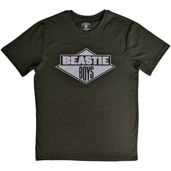 T-Shirt Beastie Boys Black & White Logo Green 2XL T-Shirt - 1