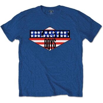 T-Shirt Beastie Boys American Flag Blue M T-Shirt - 1