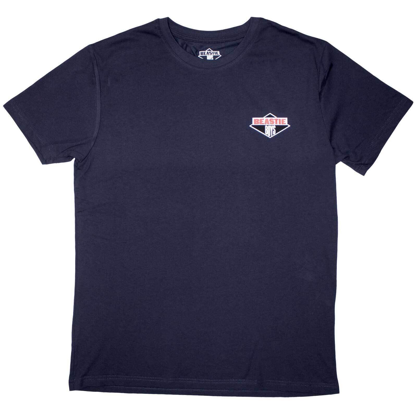 Marškinėliai Beastie Boys Mini Diamond Logo Navy Blue S Marškinėliai