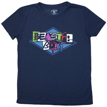 T-shirt Beastie Boys Multicolour Logo Denim Blue 2XL Feminino T-shirt - 1