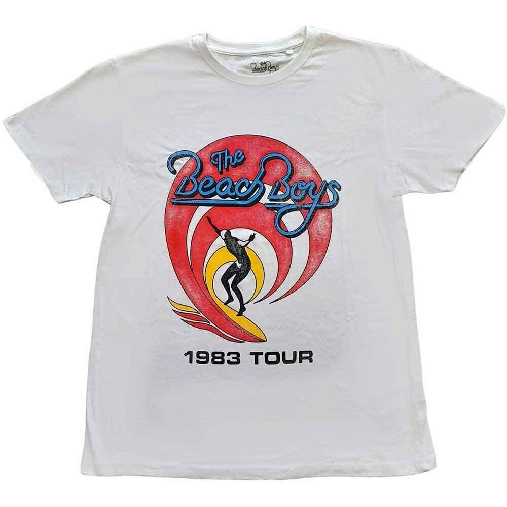 T-shirt The Beach Boys Surfer '83 Vintage White 2XL T-shirt