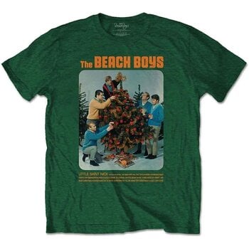T-Shirt The Beach Boys Xmas Album (Back Print) Green L T-Shirt - 1
