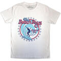 The Beach Boys Surfin' USA Circle White M T-Shirt