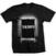 T-shirt The 1975 Black Tour Black M T-shirt