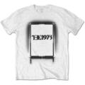 The 1975 Black Tour White L T-Shirt