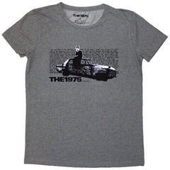T-Shirt The 1975 Car Photo Grey L Ladies T-Shirt