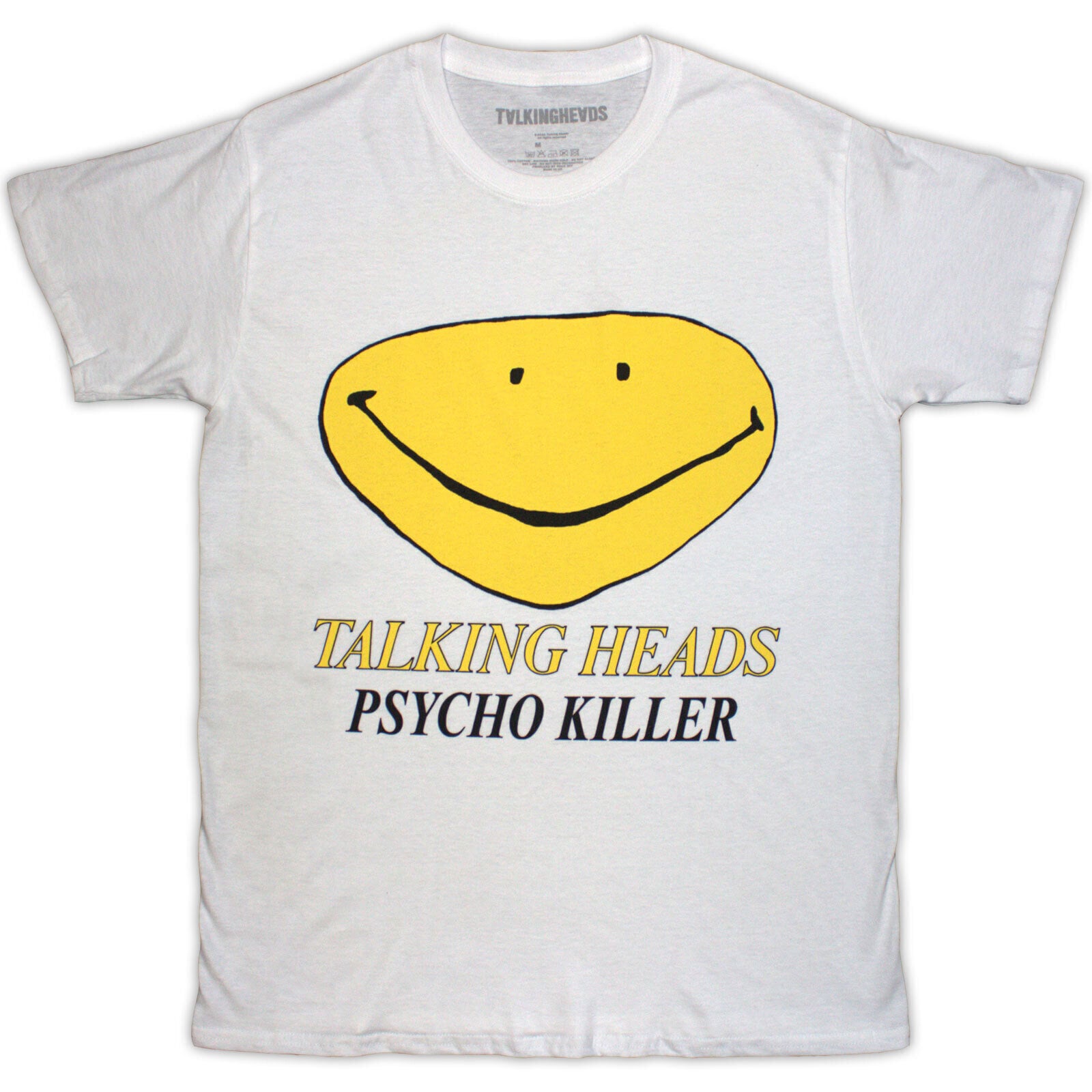 T-shirt Talking Heads Psycho Killer White M T-shirt