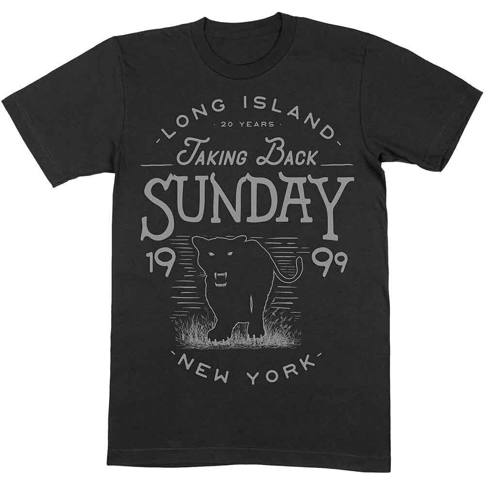 Camiseta de manga corta Taking Back Sunday Panther Black S Camiseta de manga corta