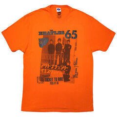 T-shirt The Beatles 1965 Orange XL T-shirt