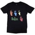 The Beatles Colour Faces Black L Skjorte