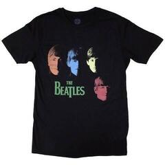 Skjorte The Beatles Colour Faces Black XL Skjorte