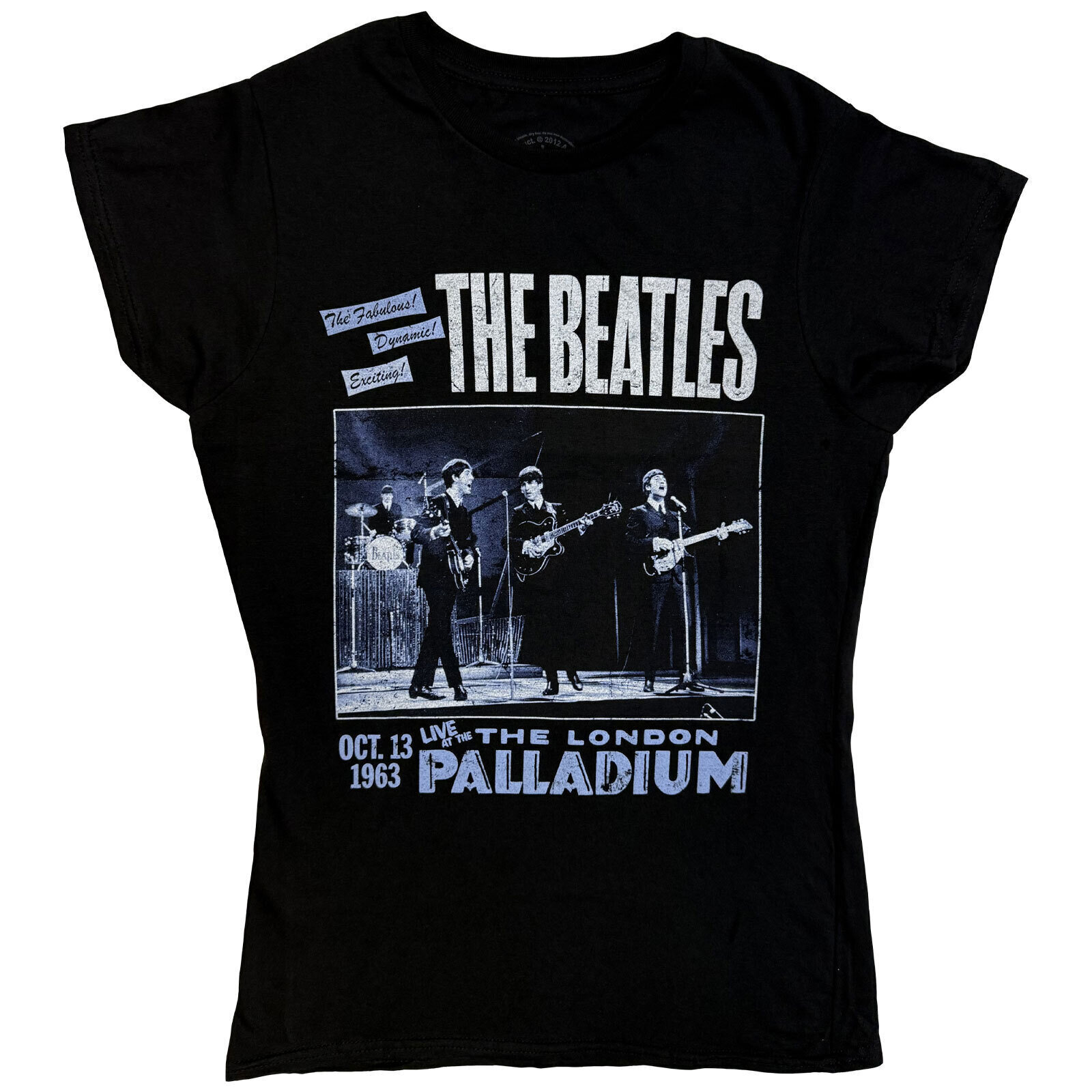 T-Shirt The Beatles 1963 The Palladium Black M Ladies T-Shirt