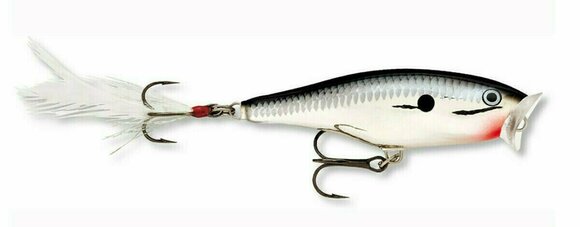 Fishing Wobbler Rapala Skitter Pop Chrome 7 cm 7 g - 1