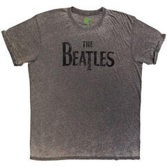 T-shirt The Beatles Drop T Logo Burnout Charcoal Grey 2XL T-shirt