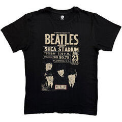 T-shirt The Beatles Shea '66 Black XL T-shirt