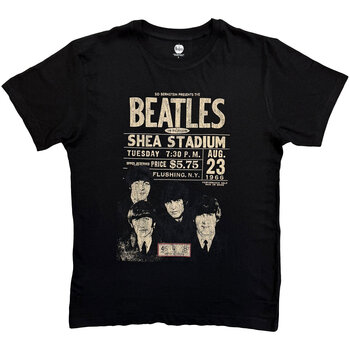 T-shirt The Beatles Shea '66 Black XL T-shirt - 1