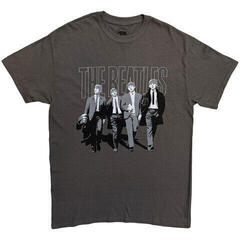 T-Shirt The Beatles Walking In London On Logo Grey L T-Shirt