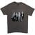Tricou The Beatles Walking In London On Logo Grey XL Tricou