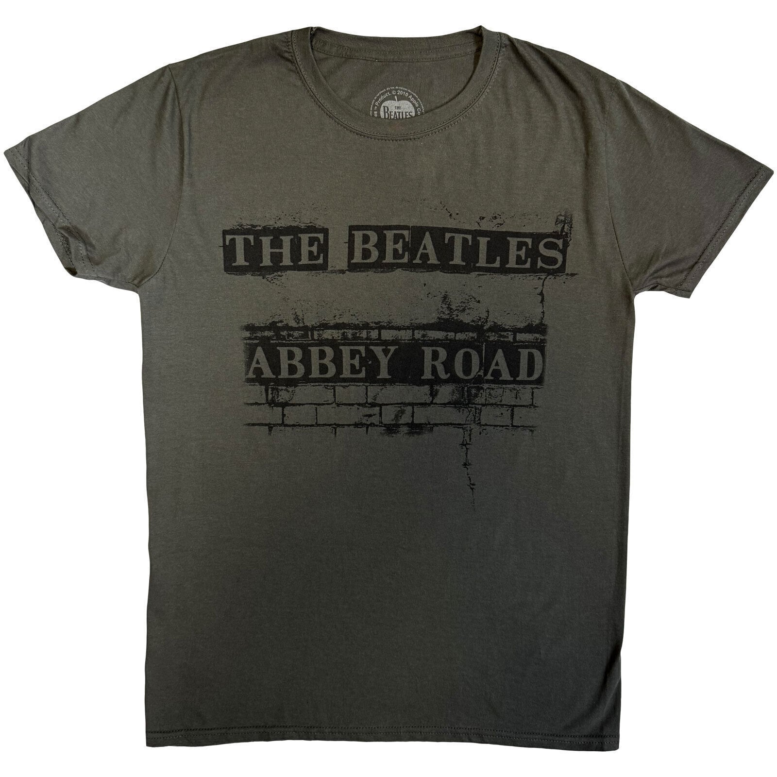 T-shirt The Beatles Abbey Road Sign Grey M T-shirt
