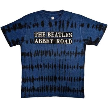 T-Shirt The Beatles Abbey Road Sign (Wash Collection) Dip-Dye On Black M T-Shirt - 1