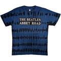 The Beatles Abbey Road Sign (Wash Collection) Dip-Dye On Black M T-Shirt