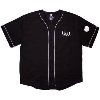 T-Shirt The Beatles Apple Logo / Walking (Back Print) Black L T-Shirt - 1