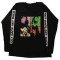 The Beatles Get Back Studio Shots (Sleeve Print) Black XL T-Shirt
