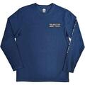 The Beatles Abbey Road (Back & Sleeve Print) Denim Blue XL T-Shirt