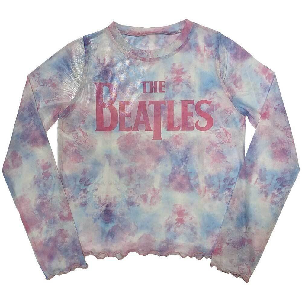 Košulja The Beatles Drop T Logo (Mesh) White XL Ženske Košulja