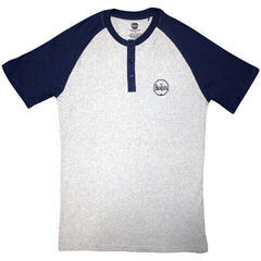 T-shirt The Beatles Mini Drum Logo (3 Button Collar) Raglan