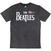 T-Shirt The Beatles Guitar & Drop T (Stone Wash) Charcoal Grey S T-Shirt