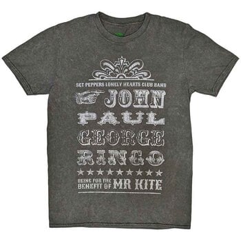 T-Shirt The Beatles Mr Kite Snow Wash (Wash Collection) Charcoal Grey 2XL T-Shirt - 1