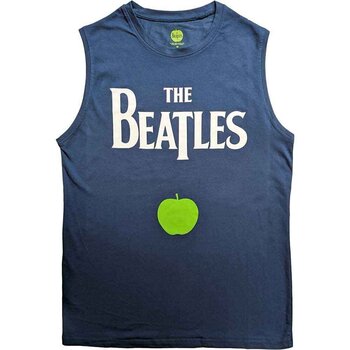 T-shirt The Beatles Drop T Logo & Apple Denim Blue M T-shirt - 1