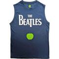 The Beatles Drop T Logo & Apple Denim Blue XL T-Shirt