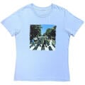 The Beatles Vintage Abbey Road (Back Print) Light Blue S Ženske Košulja