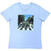 T-skjorte The Beatles Vintage Abbey Road (Back Print) Light Blue XL Ladies T-skjorte