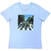T-shirt The Beatles Vintage Abbey Road (Back Print) Light Blue 2XL Feminino T-shirt
