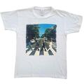 The Beatles Vintage Abbey Road (Back Print) White XL Košulja