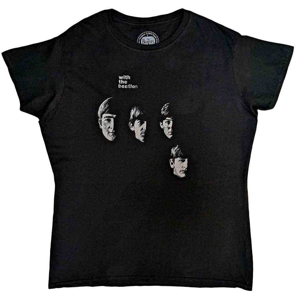 T-särk The Beatles With The Beatles (Back Print) Black XS Naiste T-särk