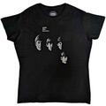 The Beatles With The Beatles (Back Print) Black M De mujer Camiseta de manga corta