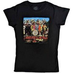 T-shirt The Beatles Vintage Sgt Pepper (Back Print) Black M Feminino T-shirt