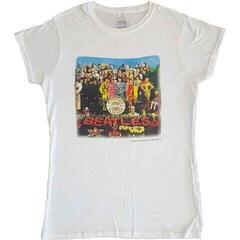 T-Shirt The Beatles Vintage Sgt Pepper (Back Print) White L Ladies T-Shirt