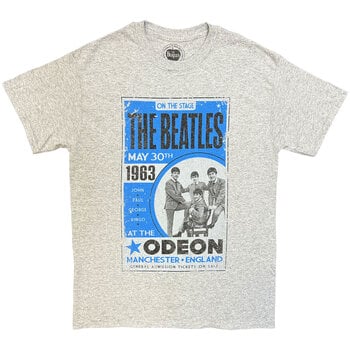 T-Shirt The Beatles Odeon Poster Grey S T-Shirt - 1