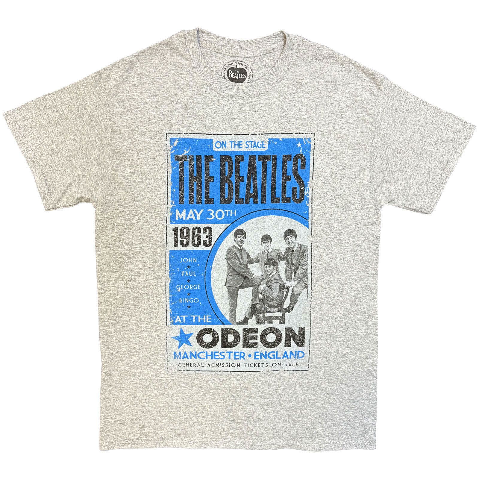 Риза The Beatles Odeon Poster Grey L Риза