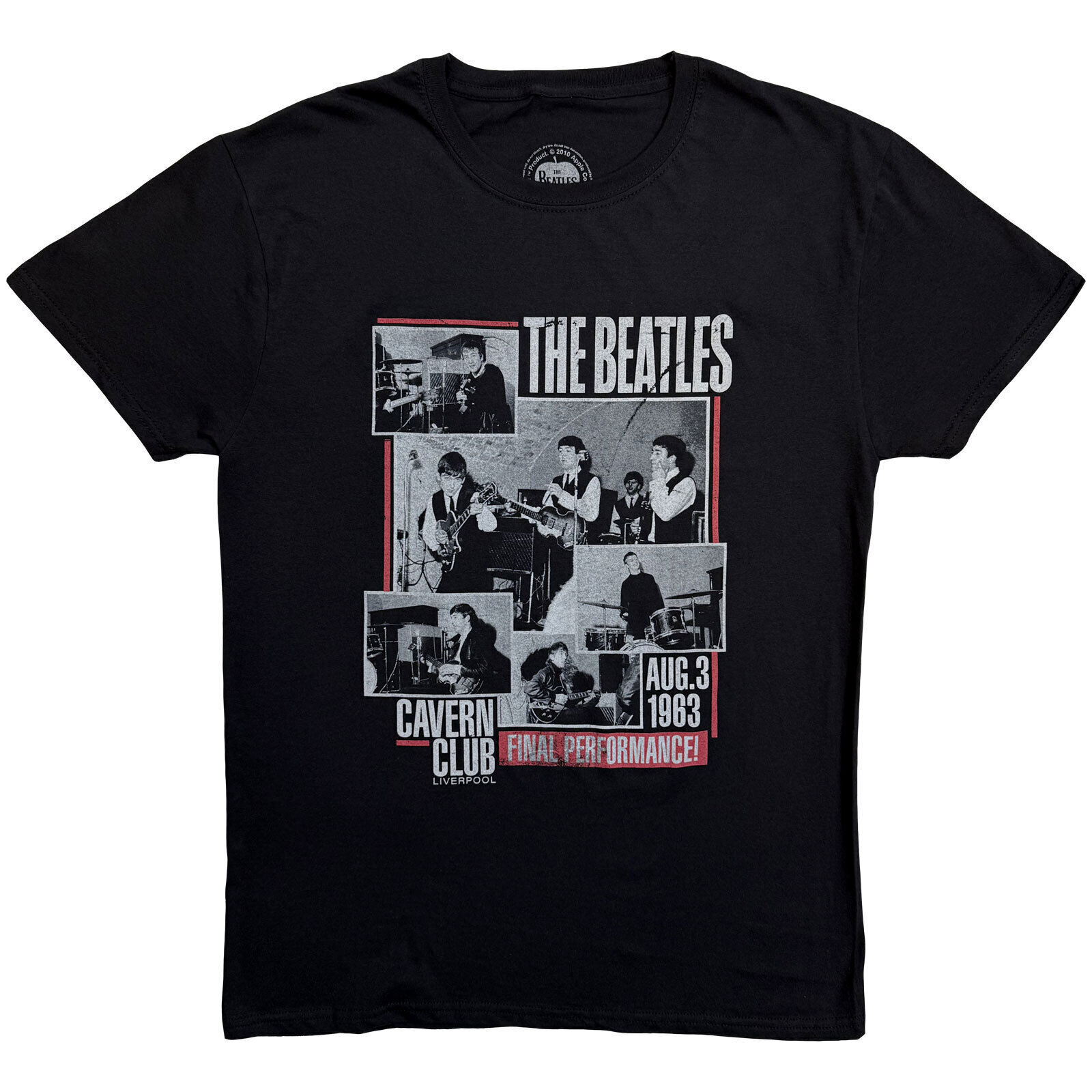 Skjorte The Beatles Final Performance Black XL Skjorte