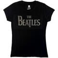 The Beatles Drop T Crystals (Embellished) Black S Damen T-Shirt