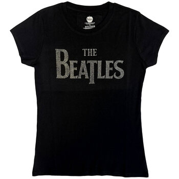 T-shirt The Beatles Drop T Crystals (Embellished) Black L Feminino T-shirt - 1