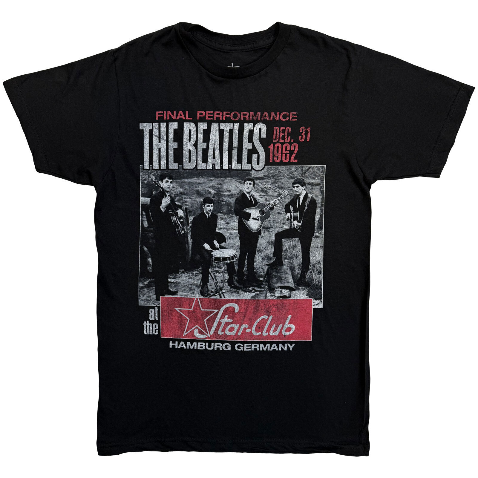 T-Shirt The Beatles Star Club, Hamburg Black L T-Shirt