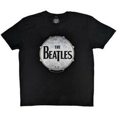 T-shirt The Beatles Drumskin Black XL T-shirt